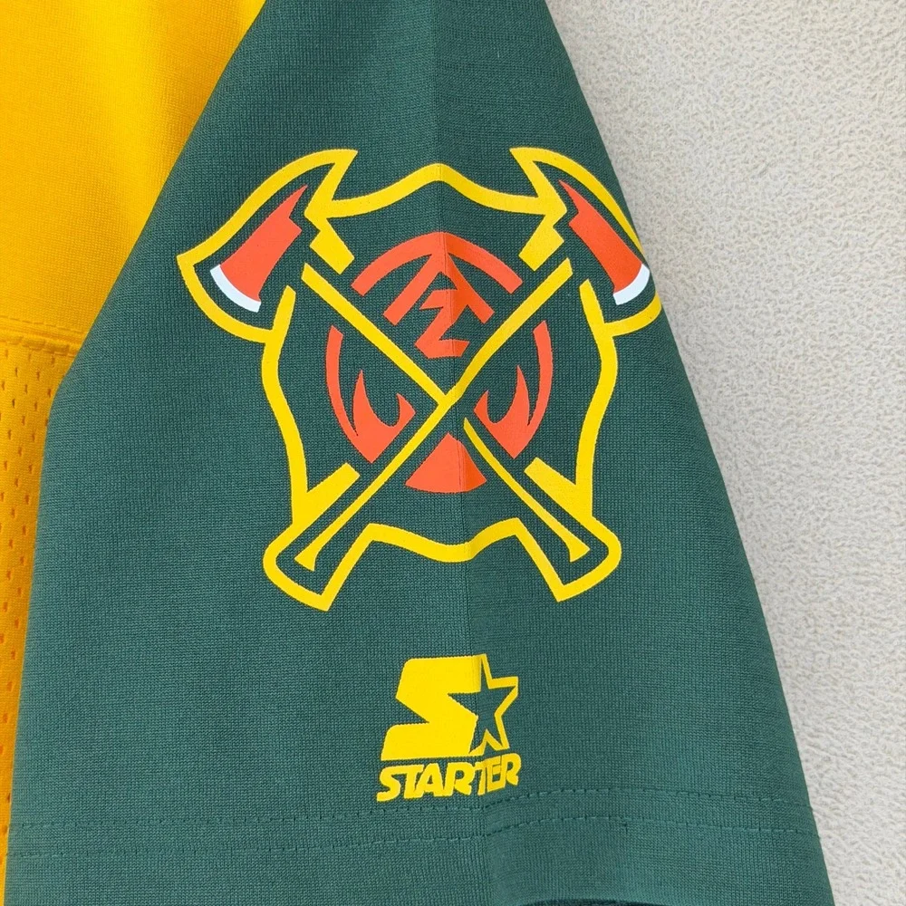 Youth Boys Alliance of American‎ Football Starter Jersey Yellow Green XL